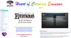 Desktop Screenshot of carolinaemmaus.org